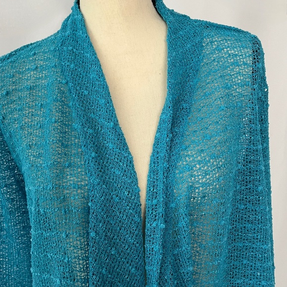 Peck & Peck Blue Cardigan Sz M - Picture 5 of 7